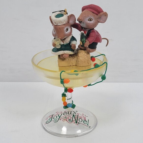 Enesco Treasury Of Christmas Ornaments "Joyeux Noel" Holiday Cheers - Picture 7 of 10